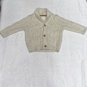 H&M Embroidered/ Knit Cardigan- Sweater-Button down top 9months boys